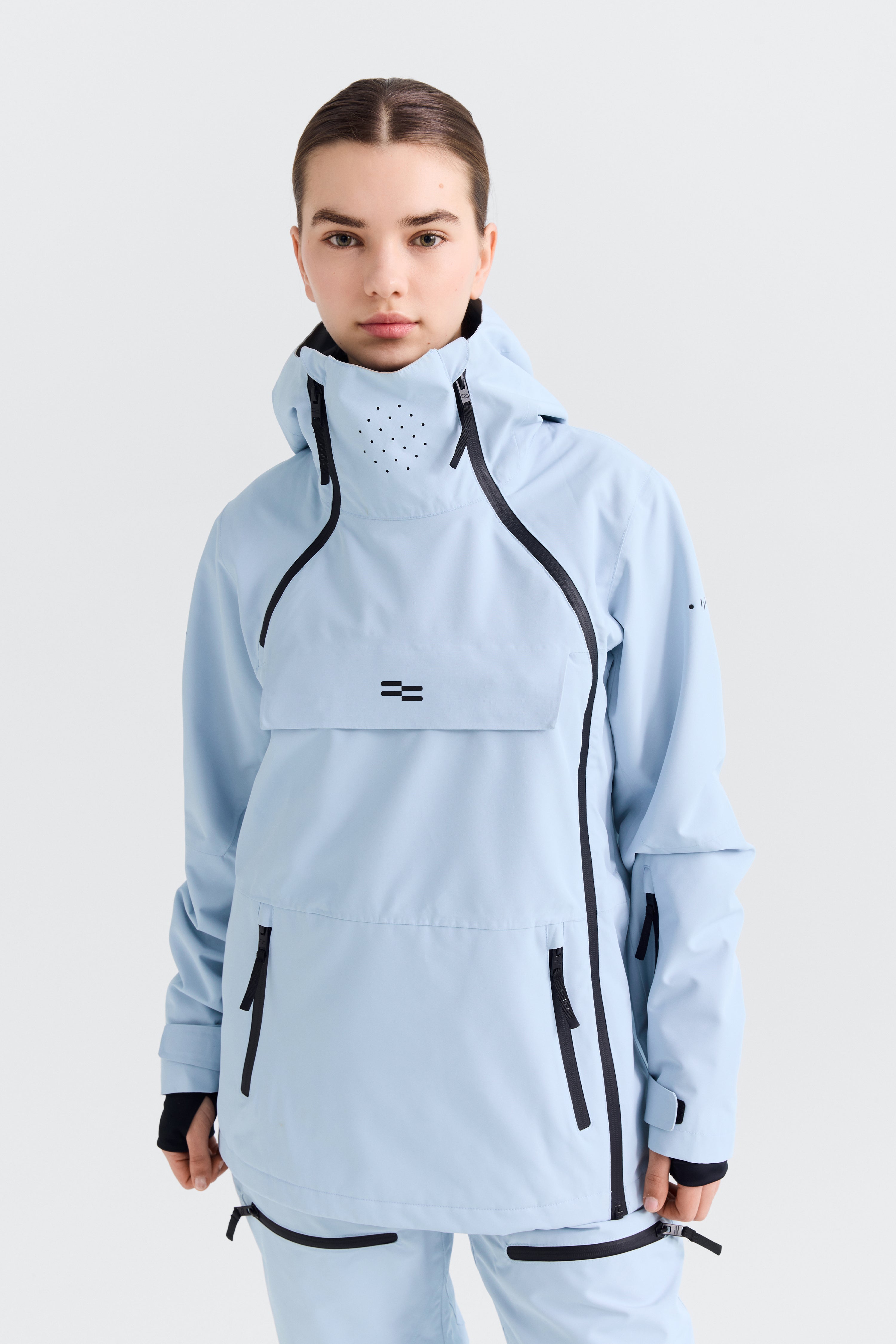 PWDR Anak Ski Jacket Women, Light Blue