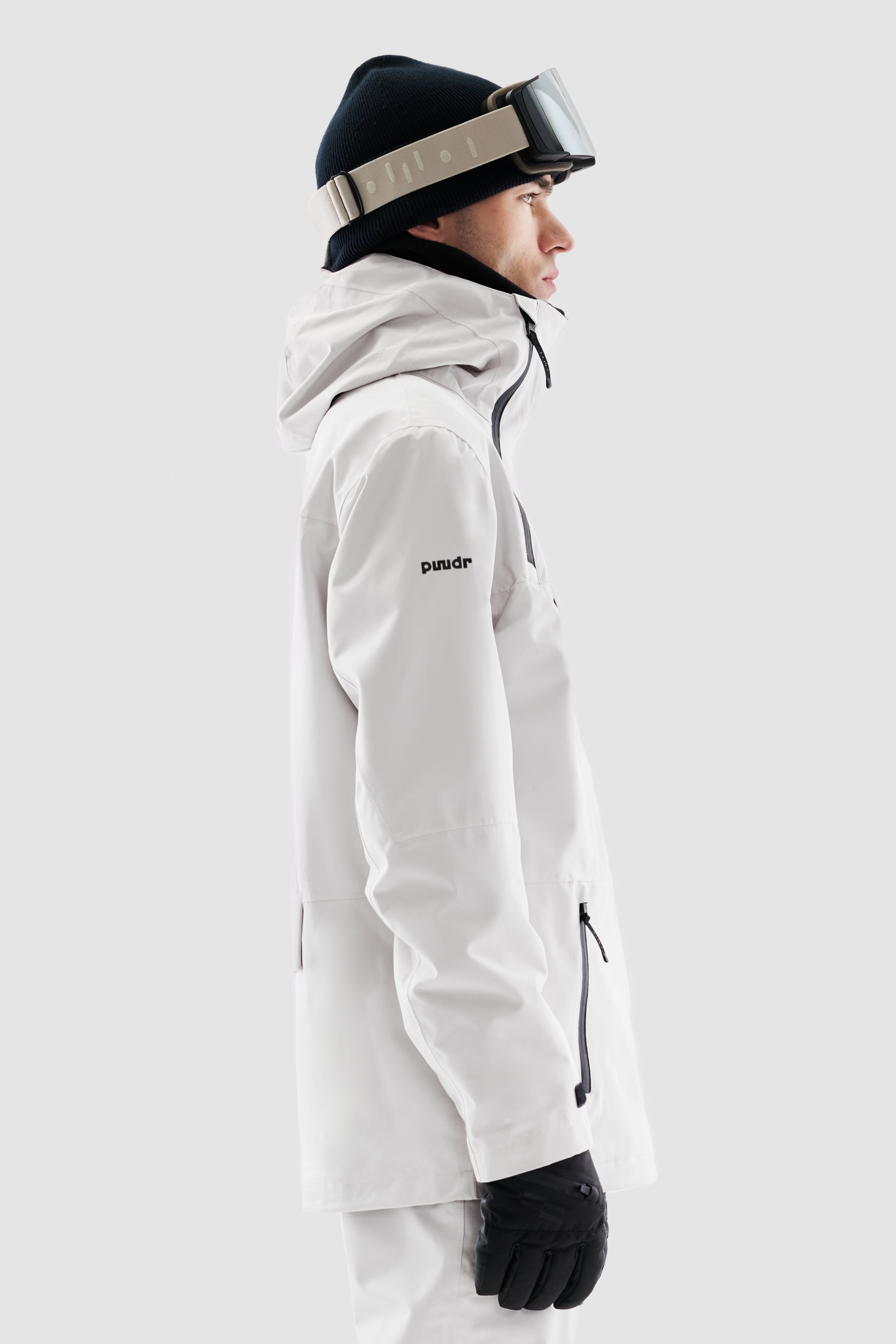 Anak Ski Jacket Men, White