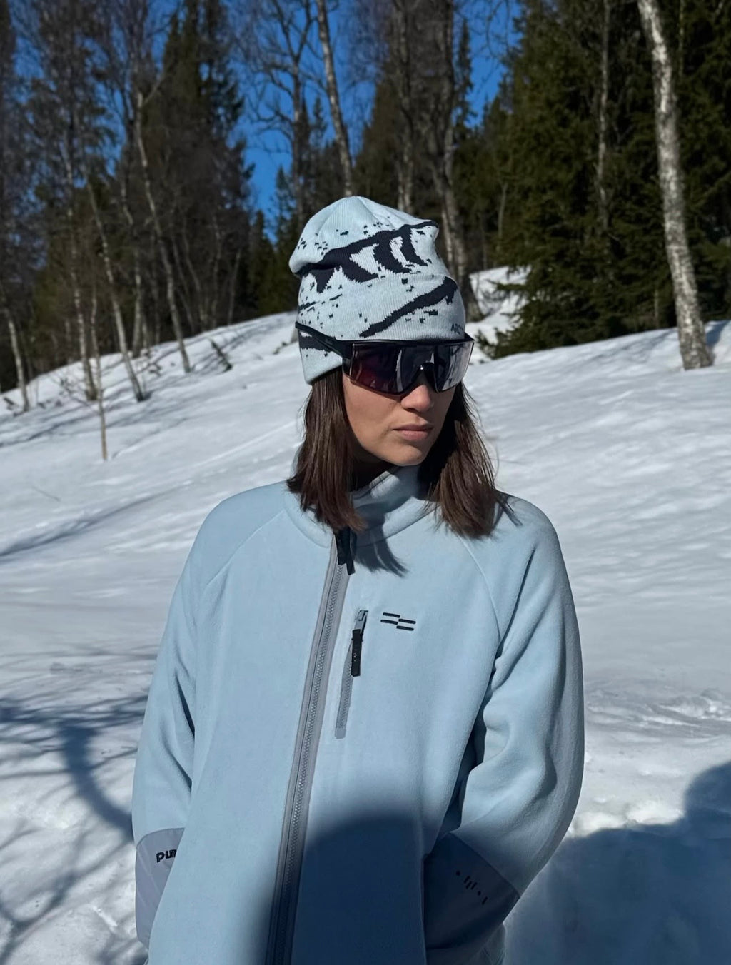 Waia Fleece Jacket Women, Light Blue