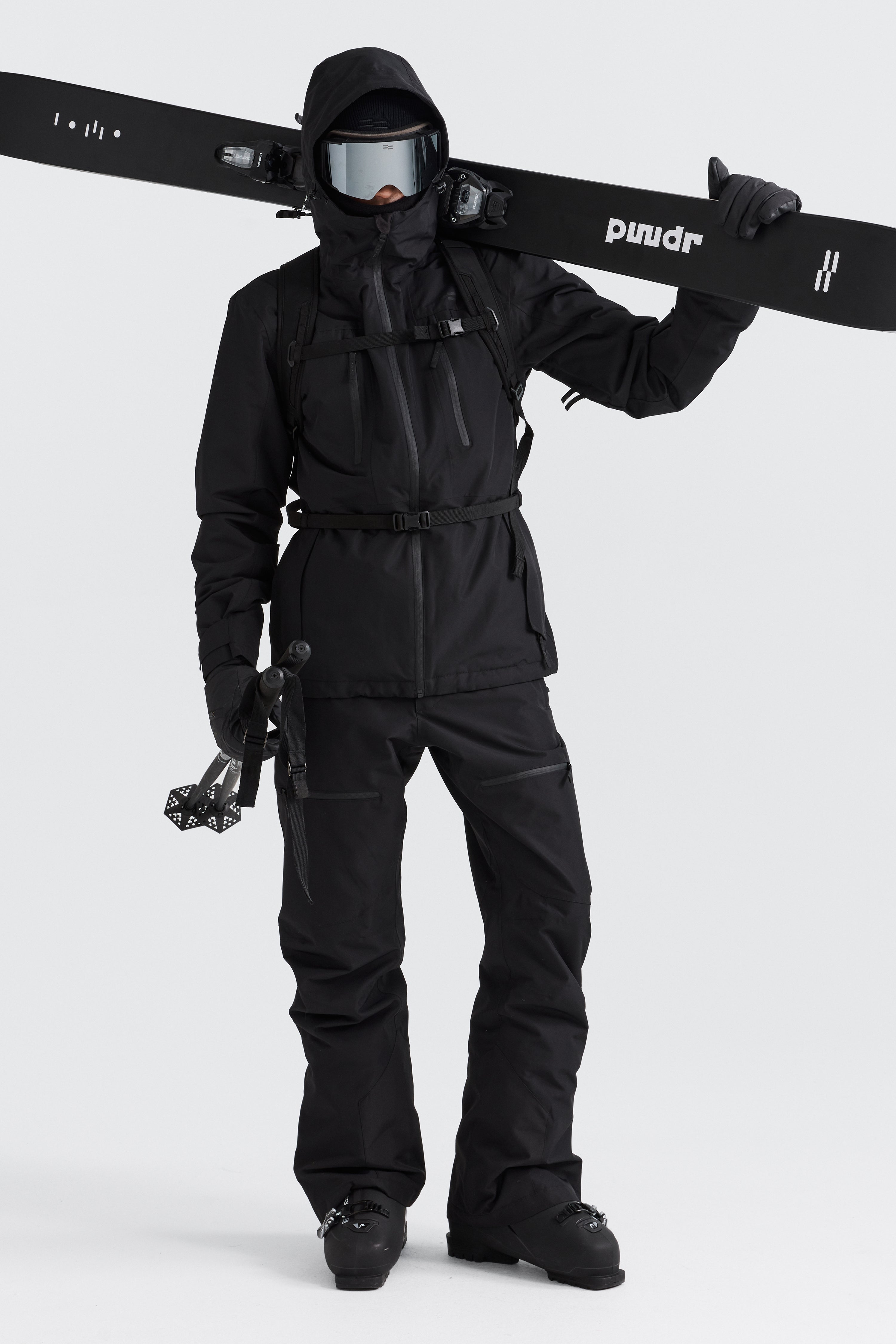 Jalo Ski Jacket Men, Black