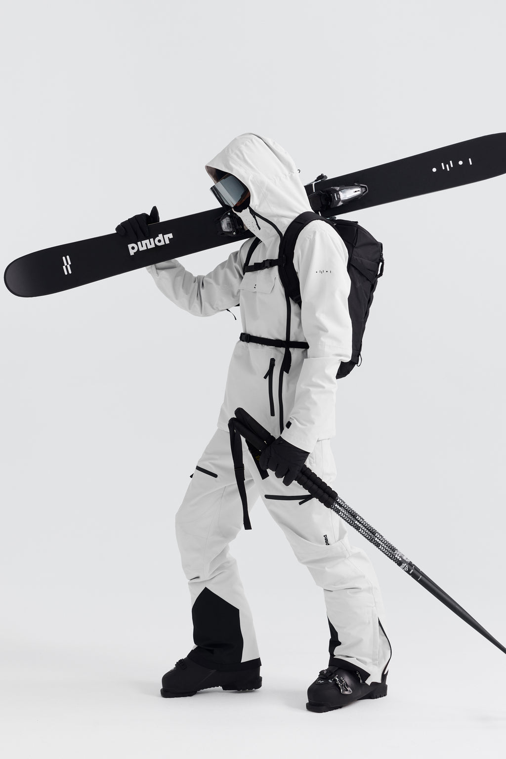 Anak Ski Jacket Men, White