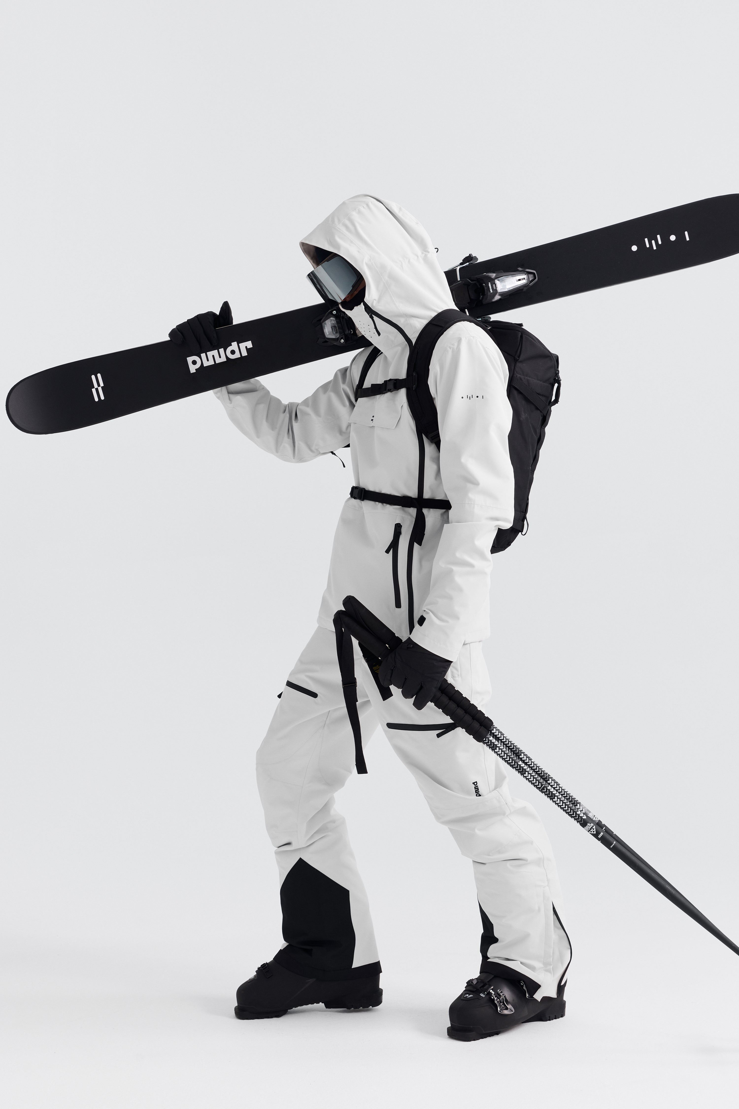 Anak Ski Jacket Men, White