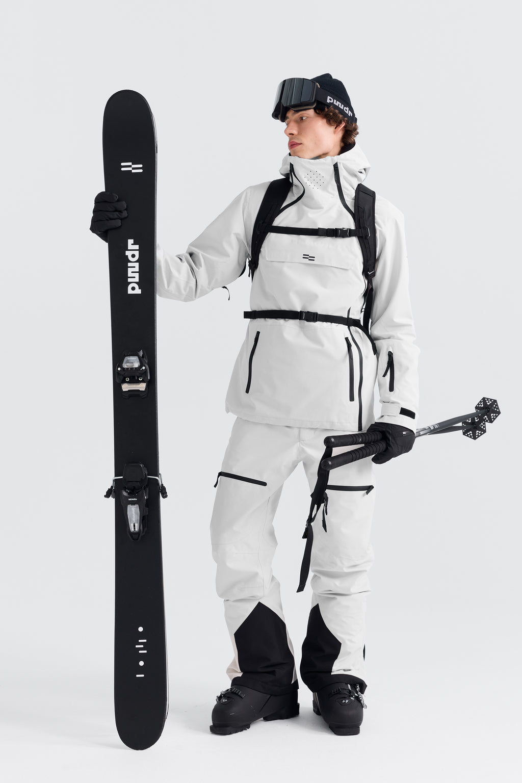 Anak Ski Jacket Men, White