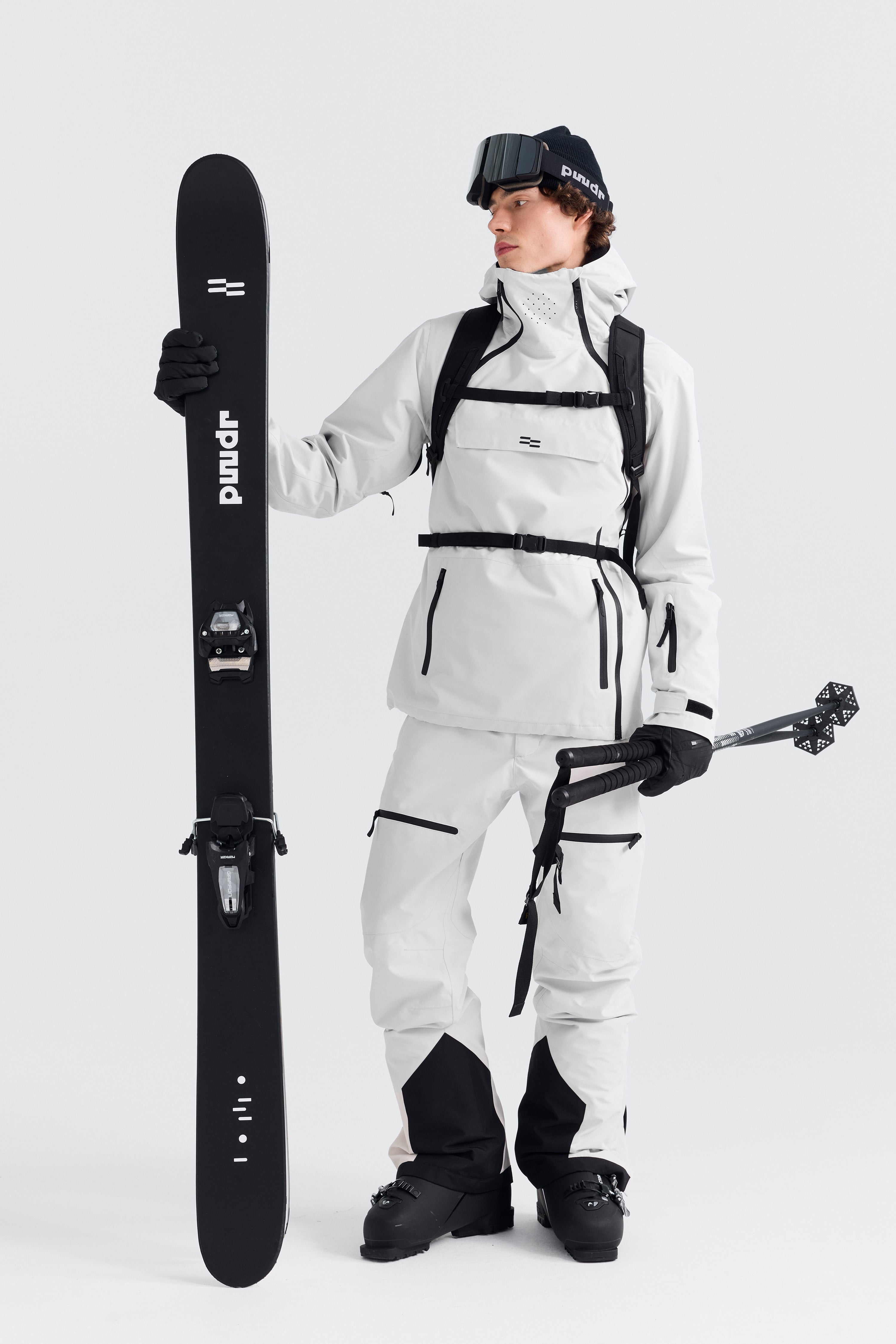 Anak Ski Jacket Men, White