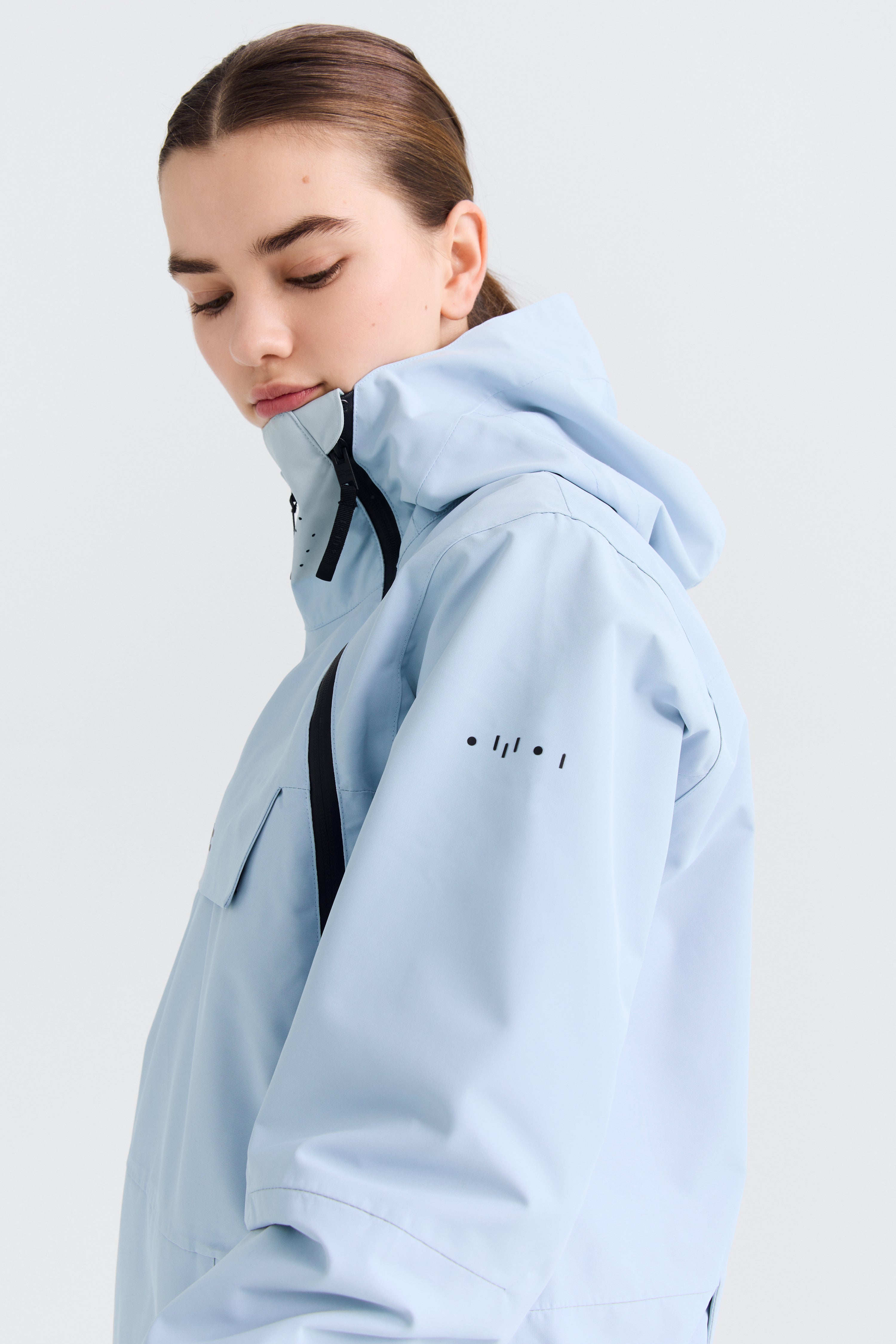 PWDR Anak Ski Jacket Women, Light Blue