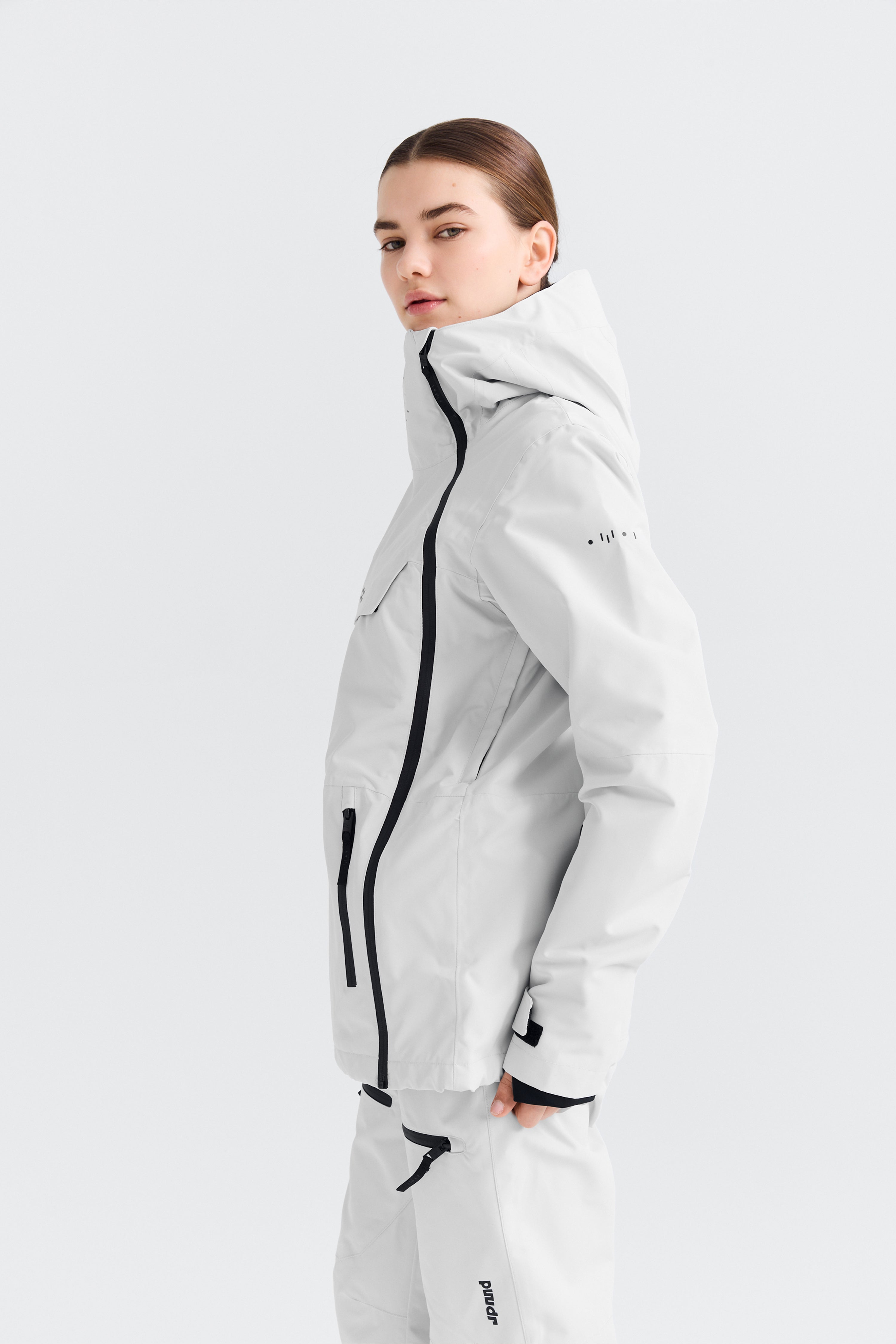 Anak Ski Jacket Women, White