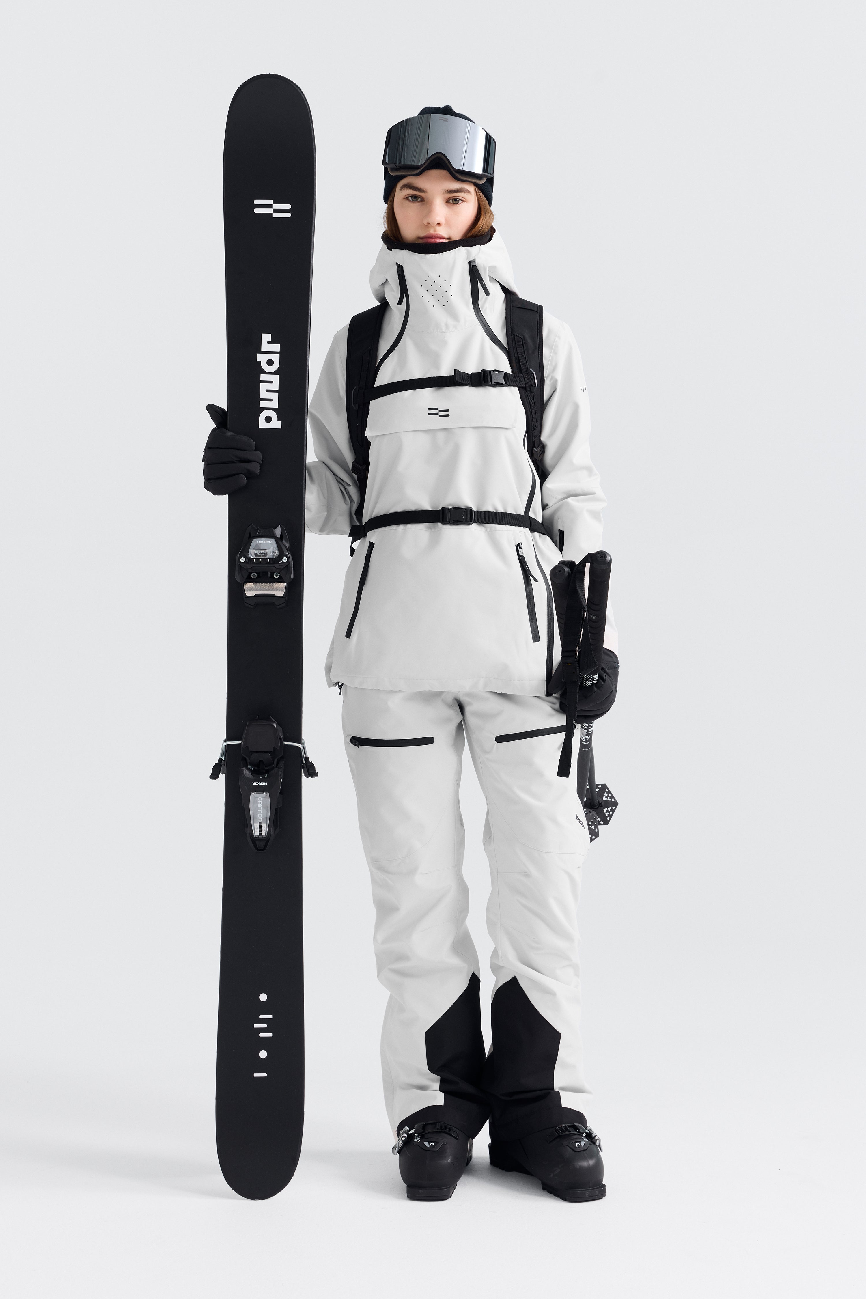 Anak Ski Jacket Women, White