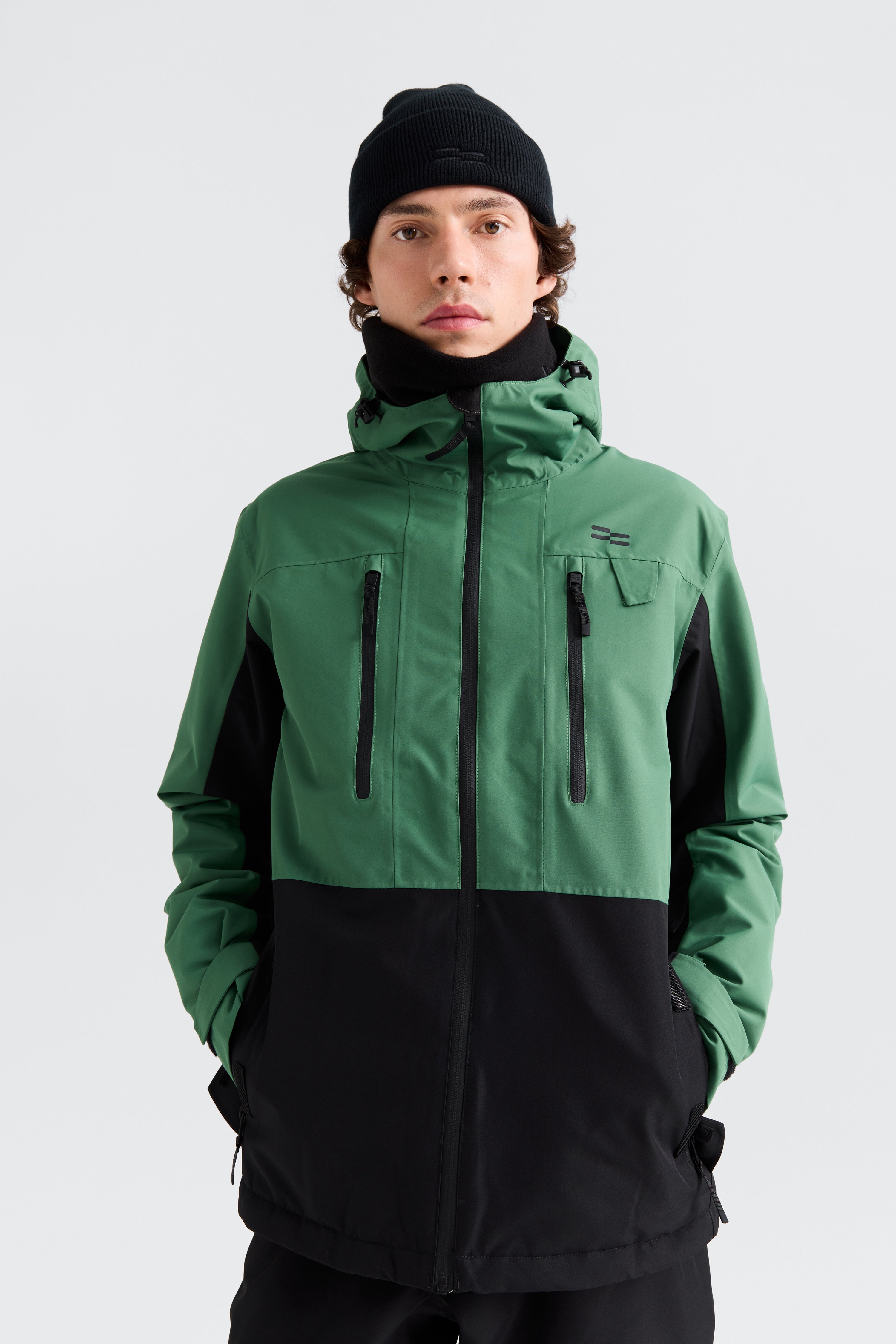 Jalo Ski Jacket Men, Green + Black