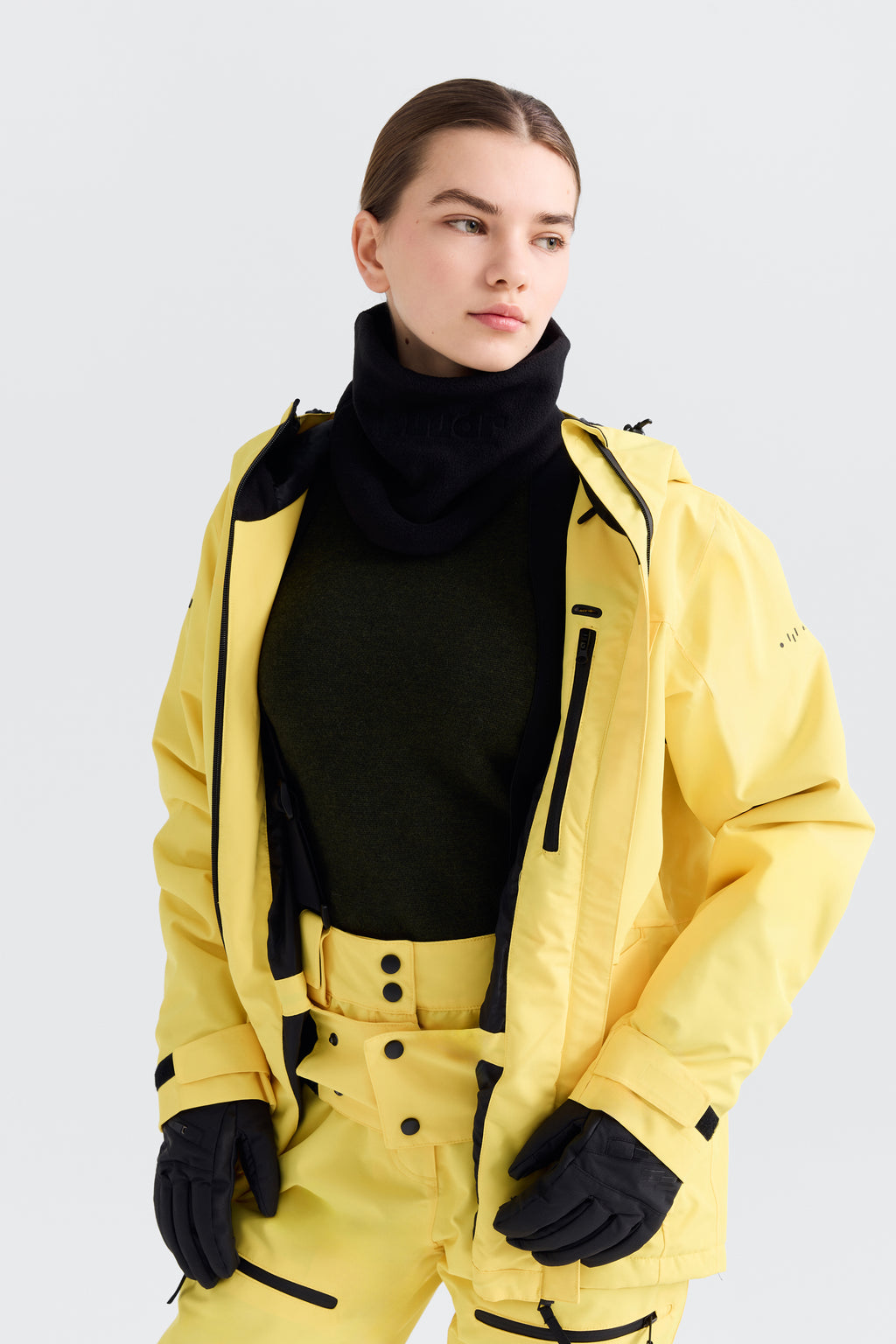 Jalo Ski Jacket Women, Yellow