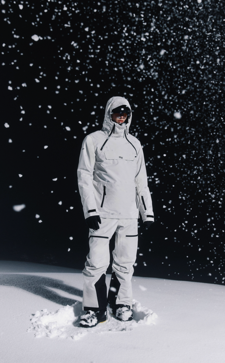 Anak Ski Jacket Men, White