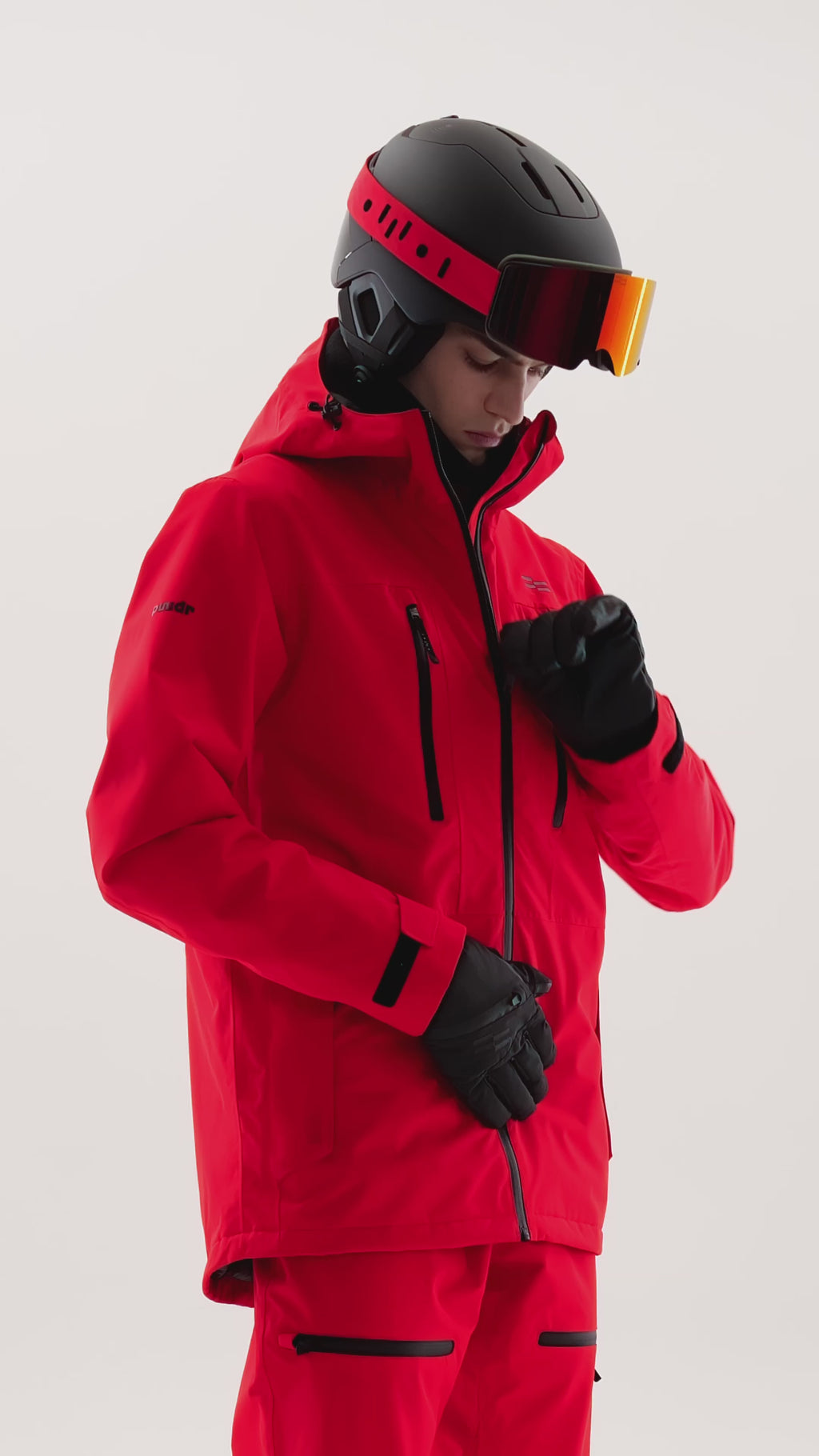 Jalo Skijakke Herre, Rød