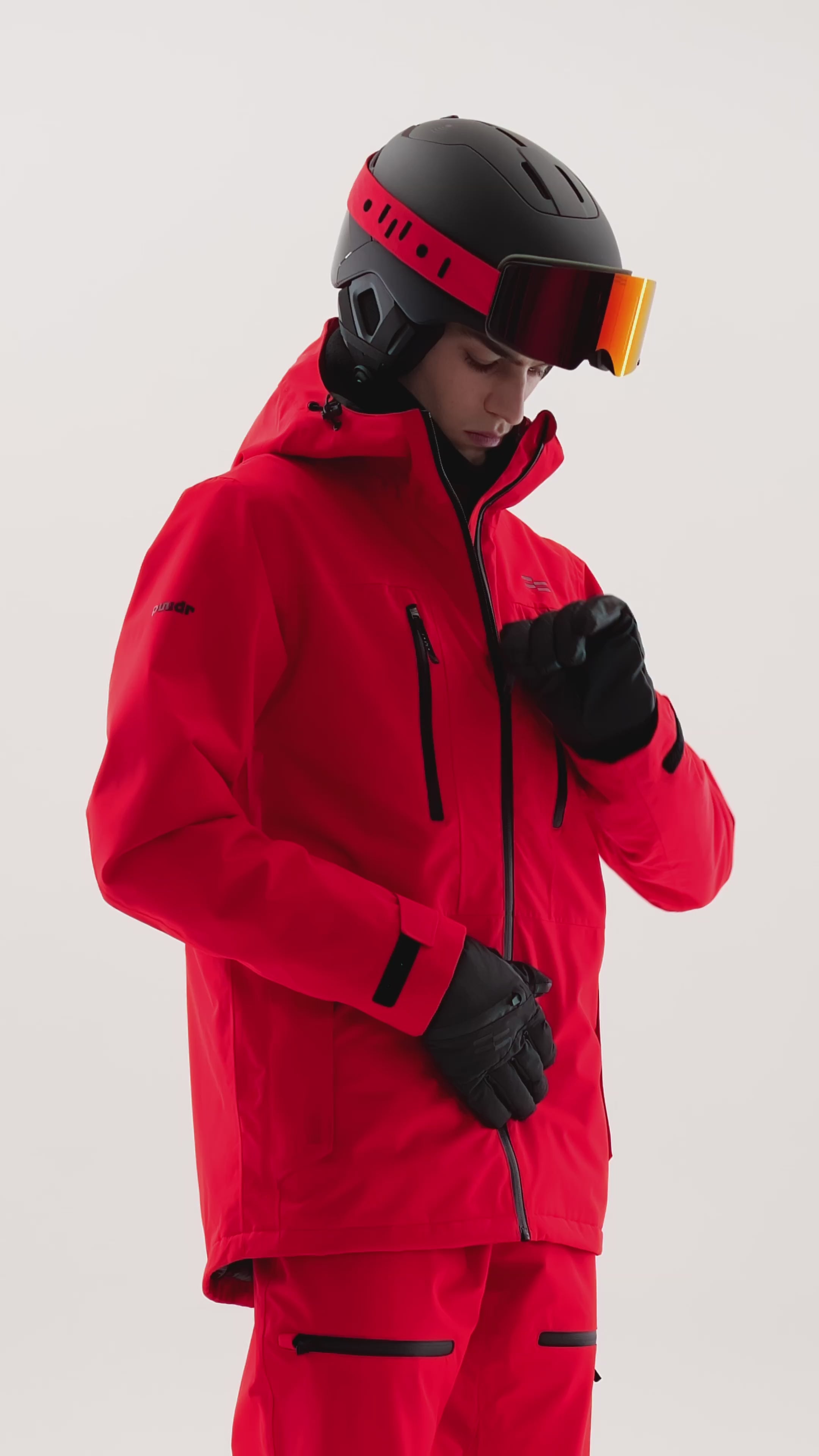 Jalo Skijakke Herre, Rød