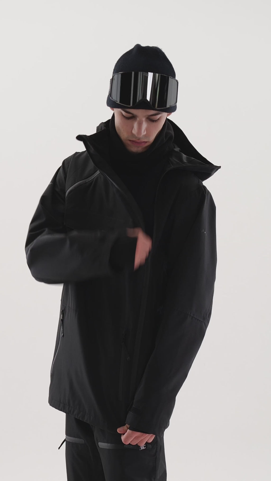 Anak Skijakke Herre, Svart