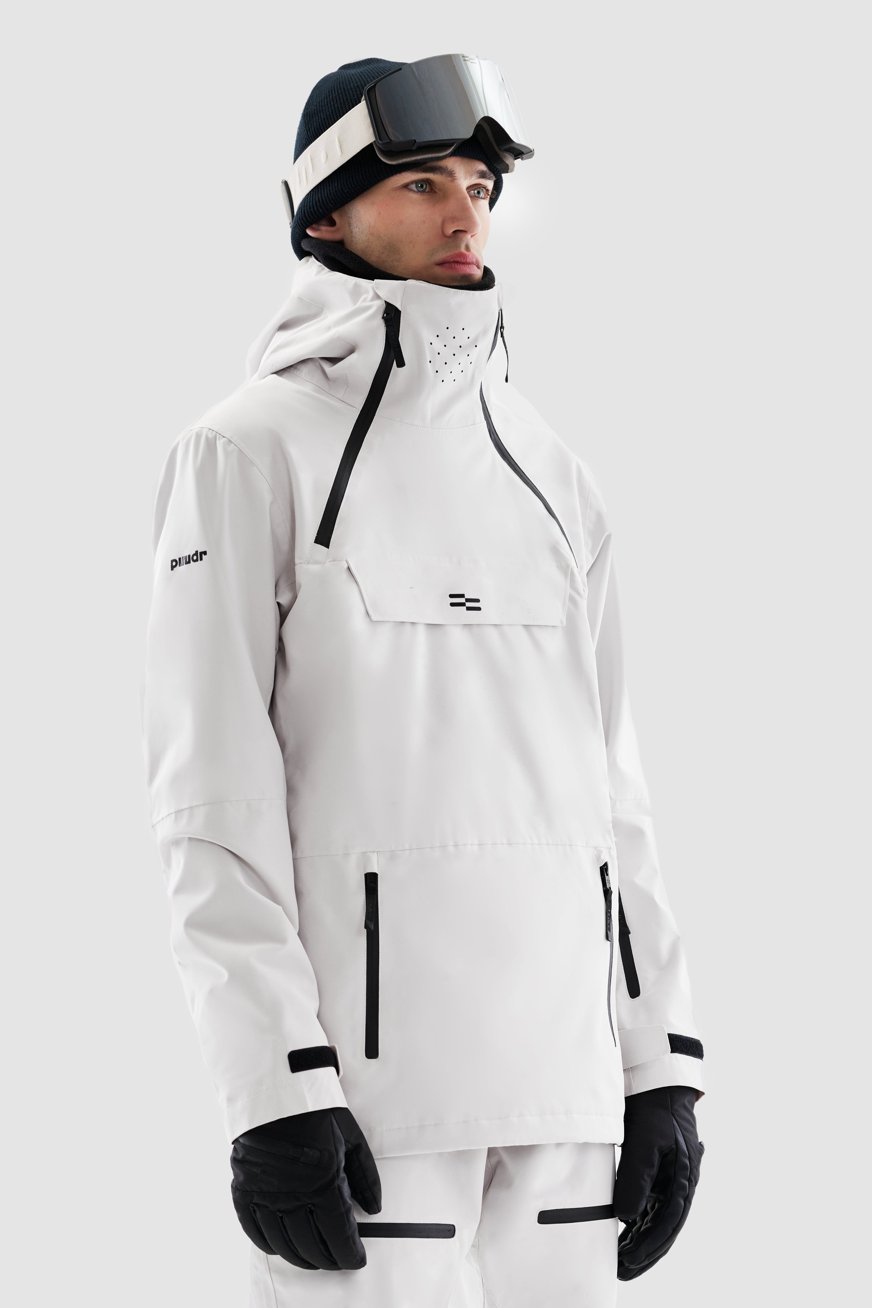 Anak Ski Jacket Men, White