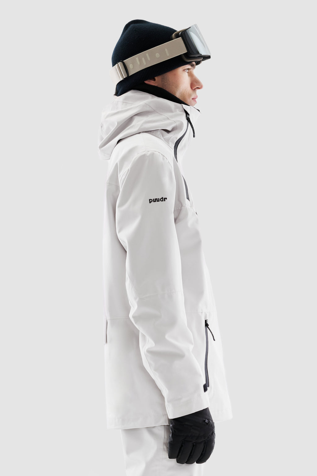 Anak Ski Jacket Men, White