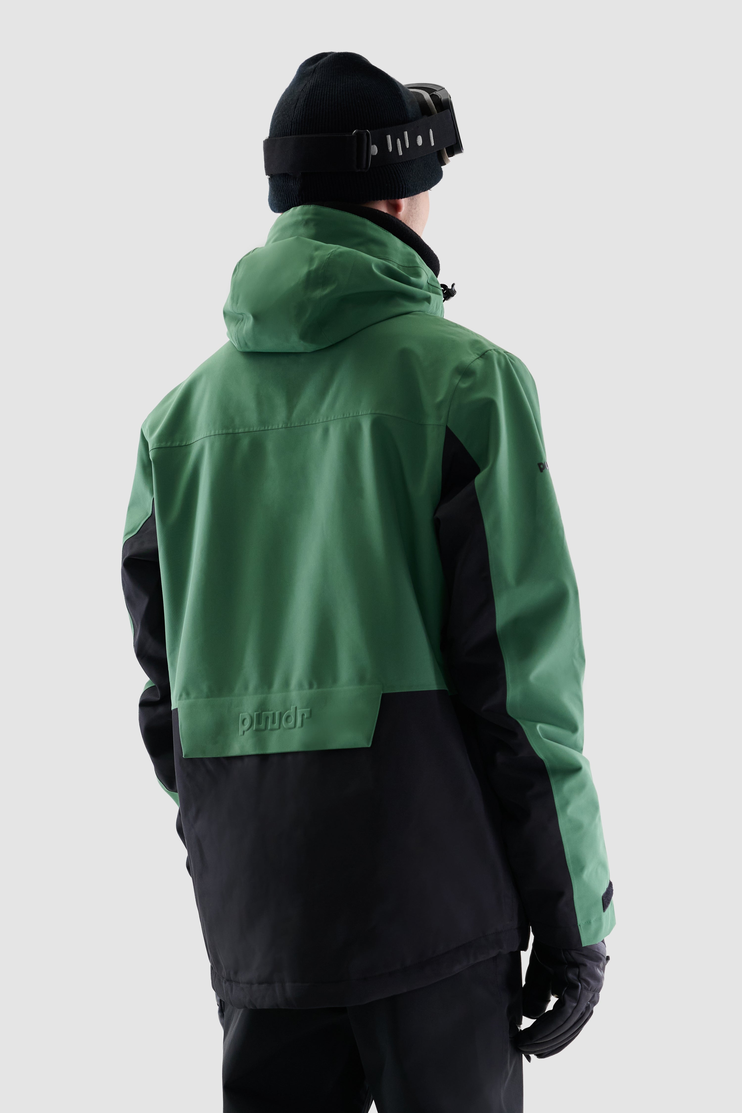 Jalo Ski Jacket Men, Green + Black