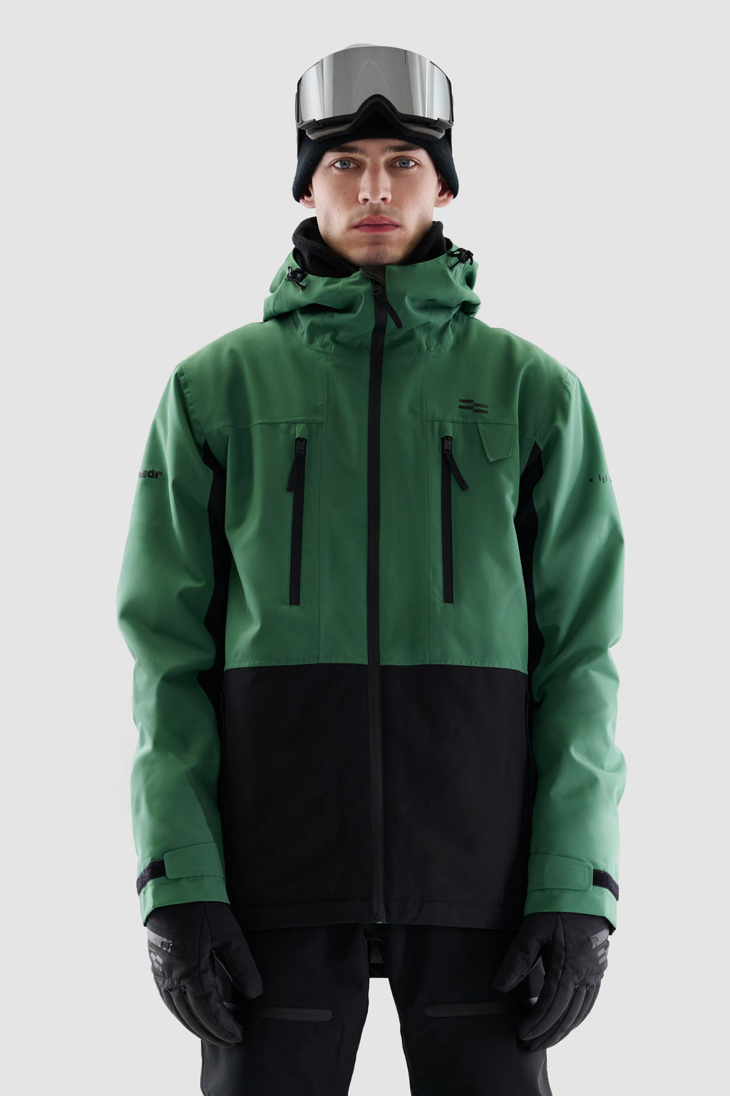 Jalo Ski Jacket Men, Green + Black