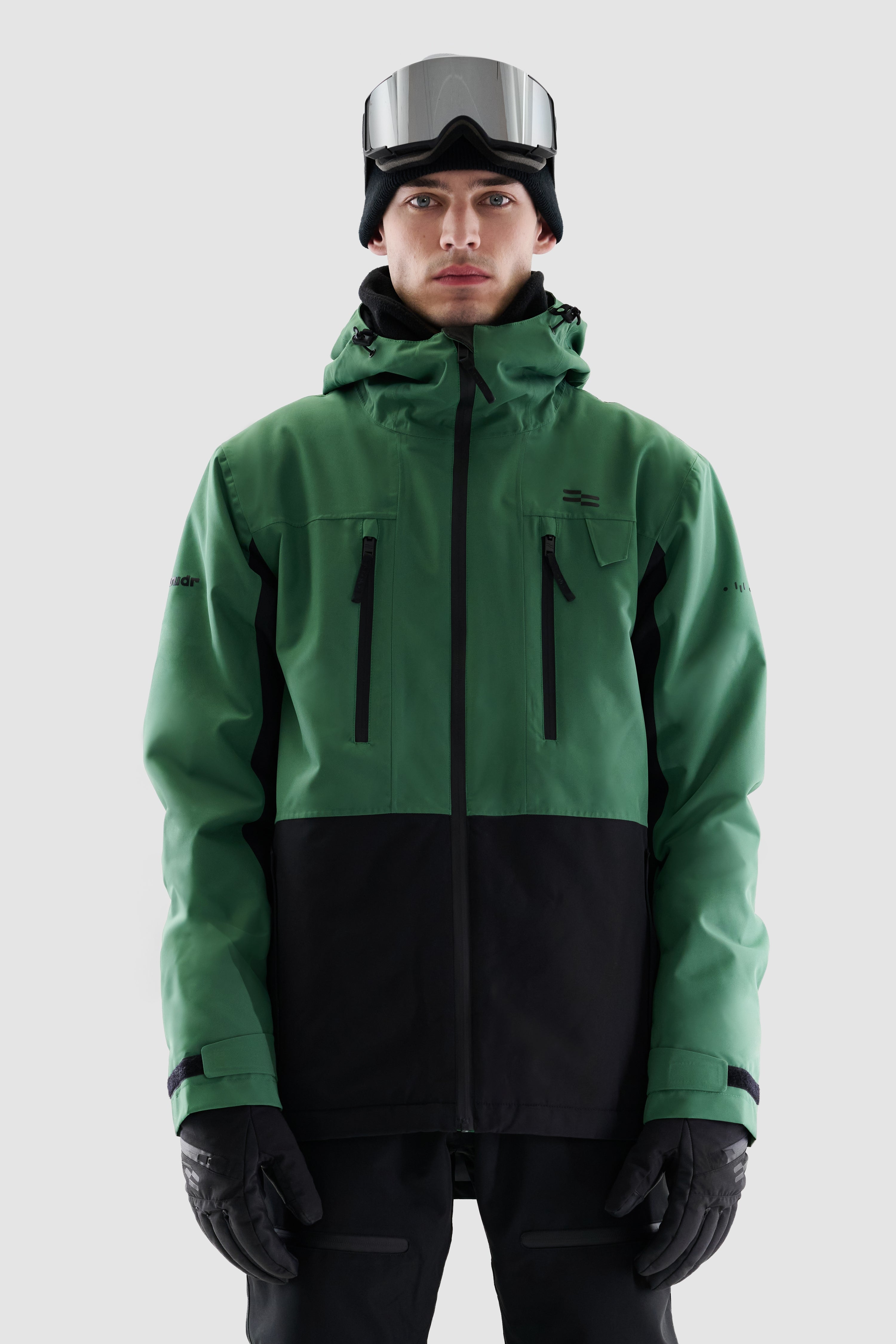 Jalo Ski Jacket Men, Green + Black