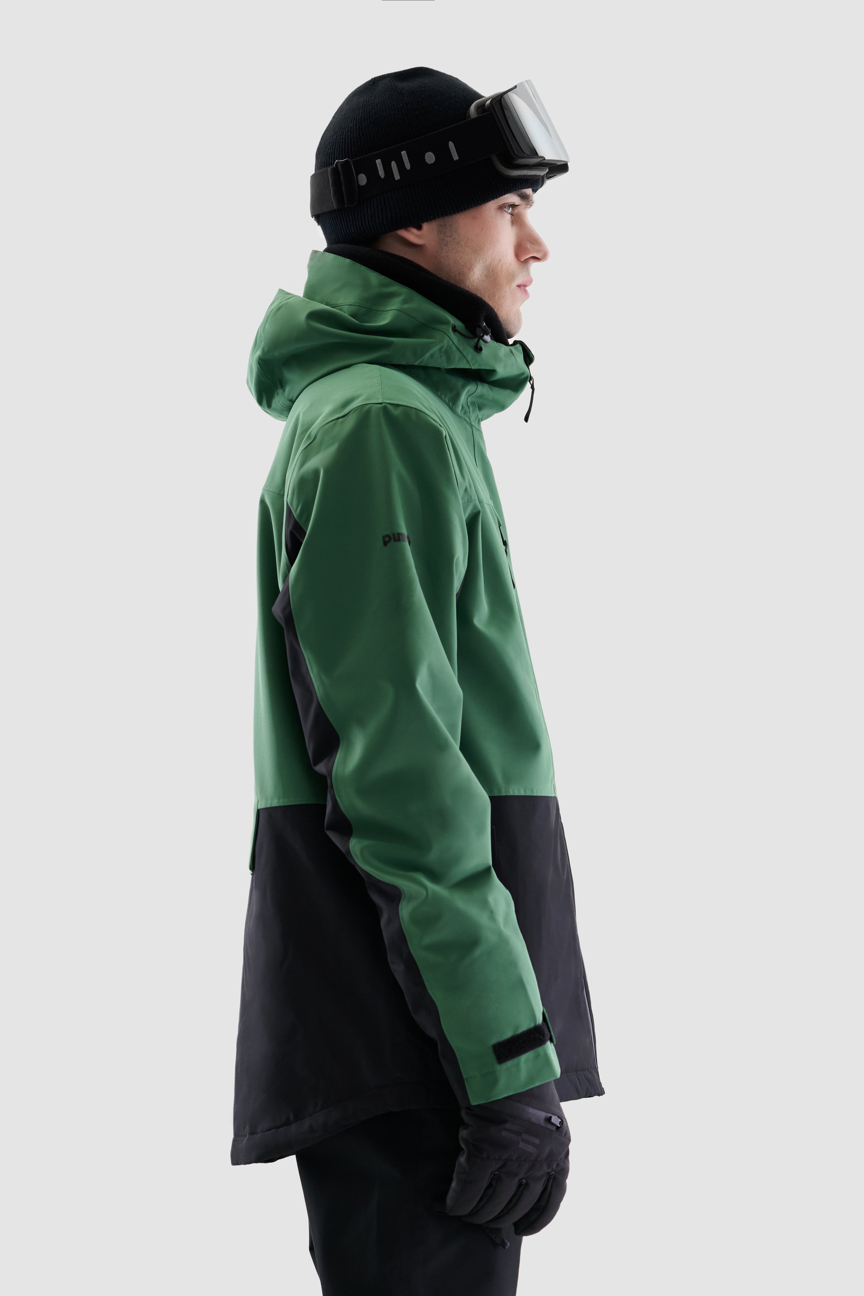 Jalo Ski Jacket Men, Green + Black