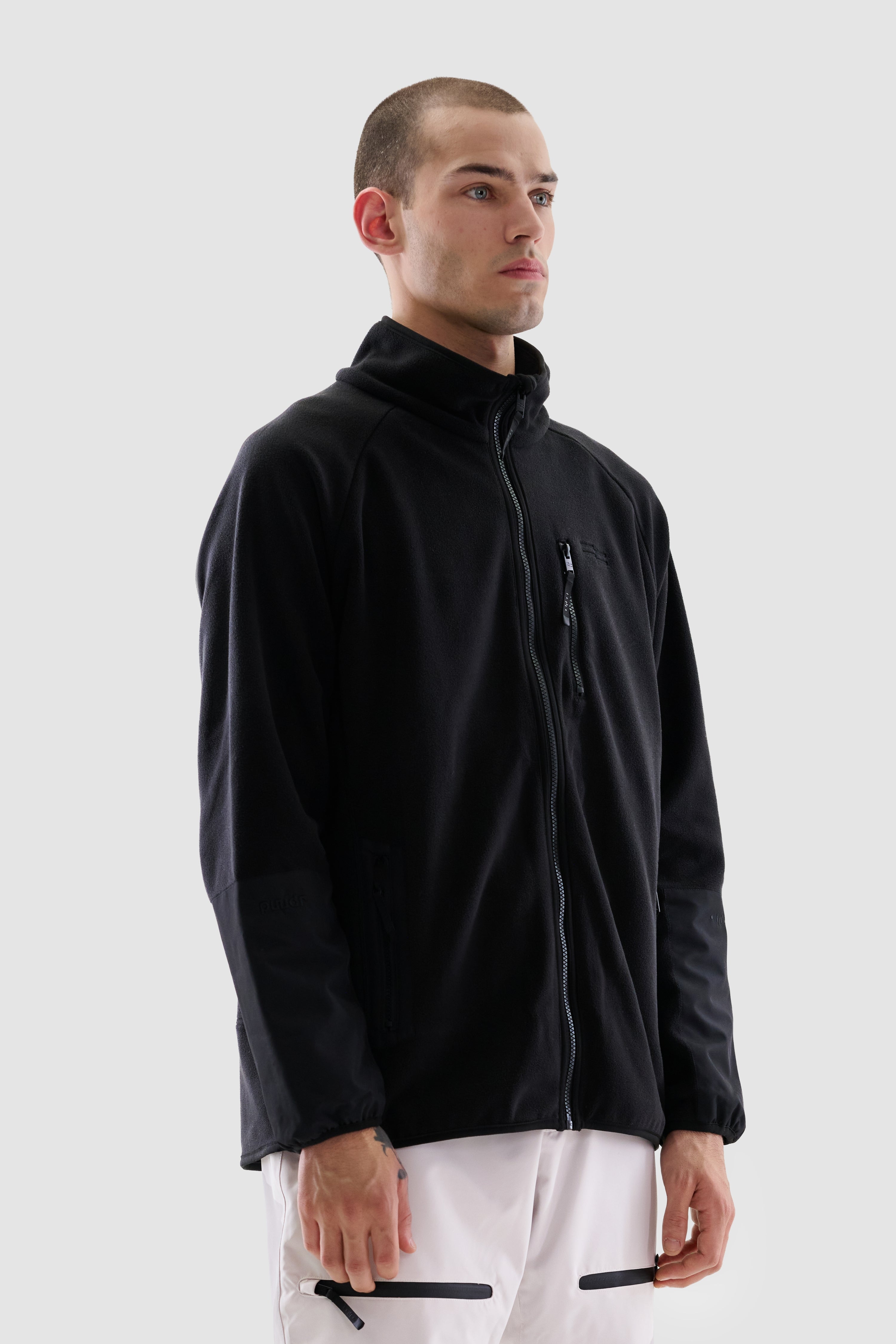 Waia Fleece Jacket Men, Black