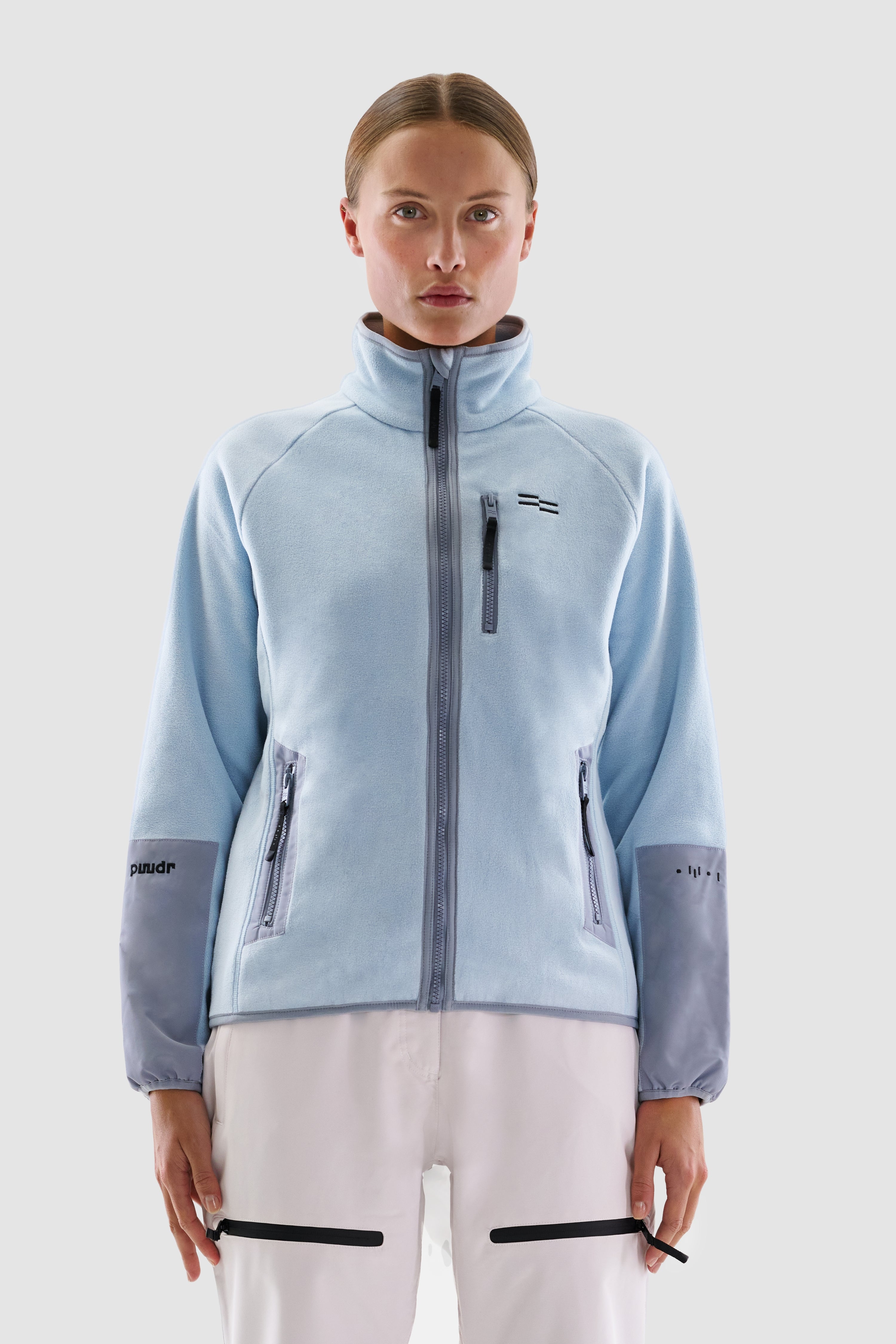 Waia Fleece Jacket Women, Light Blue